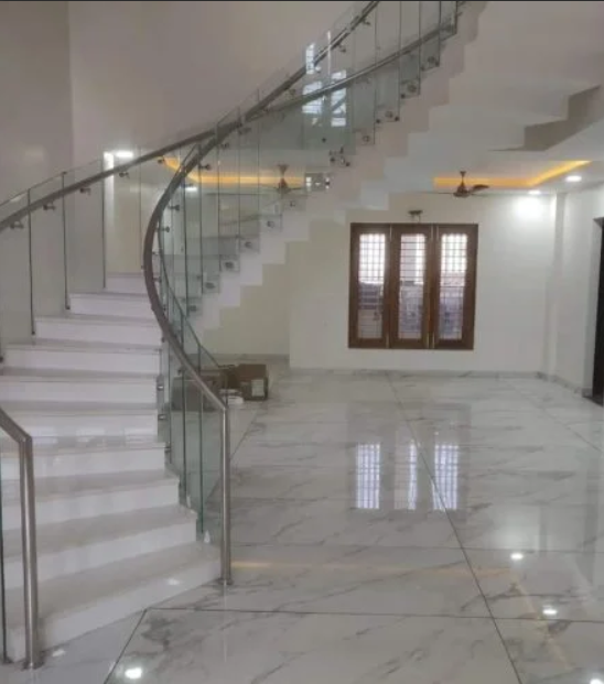 Stainless Steel Curved Railing