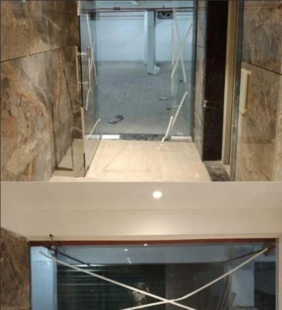 Toughned Glass Partition